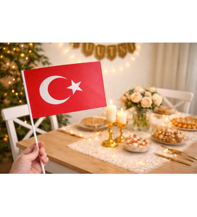 Türk Bayrağı Sınıf Afişi ve El Bayrağı