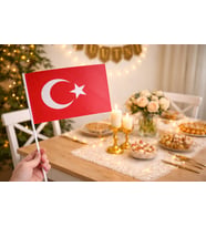 Türk Bayrağı Sınıf Afişi ve El Bayrağı