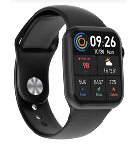 T500 + Pro Smart Watch Bluetooth Çağrı Apple & Android Uyumlu Akıllı Saat-siyah