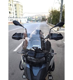 MOTOCAM Bmw F 750 GS Ön Cam 2018-2023 Model 57cm Şeffaf Renkli 4mm