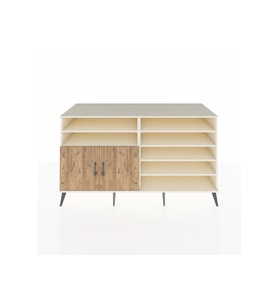 Kronos Konsol 7 Raflı 2 Kapaklı 176x59x99 Aytaşı-Çam/Aytaşı