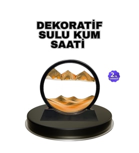 Mey İthalat® Şeffaf Dekoratif Kum Saati – Dayanıklı Gövde, Minimalist Stil, Masa ve Vitrin Aksesuarı
