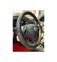DİKİŞLİ DİREKSİYON KILIFI NOKTALI DERİ SARI DİKİŞLİ FIAT PALİO ALBEA İÇİN HIZLI KARGO