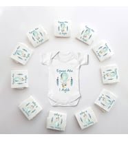 İsme Özel Anı Erkek Bebek 12 Aylık Zıbın Set-ZBNSET_104