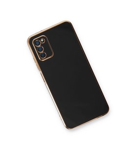 Samsung Galaxy A03s Kılıf Volet Silikon - Siyah