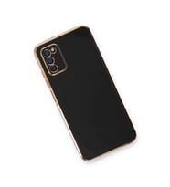 Samsung Galaxy A03s Kılıf Volet Silikon - Siyah