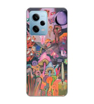 Redmi Note 12 Pro 5G Uyumlu Aesthetic Desenli Şeffaf Telefon Kılıfı