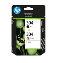 HP 304 3JB05AE Siyah+Renkli Orjinal Kartuş Seti