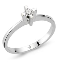 Romeo Pırlanta 0.12 Ct Tektaş Yüzük RM-10006 (Çok Renkli)