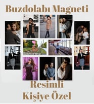 9 lu takım Buzdolabı Magneti 6x9 cm (istenilen baskılarla)