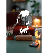 Haikyuu Kenma Kozume 16 Renk Gece Lambası