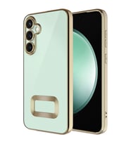 Samsung Galaxy S25 FE Uyumlu Kılıf Kamera Korumalı Logo Gösteren Zore Omega Kapak