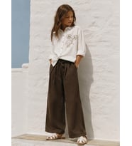 Civil Girls Çiçek Nakışlı 10-13 Yaş Gömlek - Beyaz