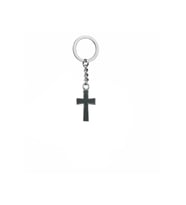 Vintage Haç İşareti Figürlü Gotik Siyah Unisex Anahtarlık – Metal Alternatif Aksesuar