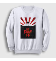 Presmono Unisex Beyaz Karate Kid Jackie Chan Sweatshirt 335631tt