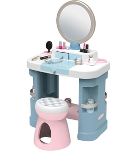 320249, My Beauty Makyaj Masası, Dönebilir Aynalı Makyaj Masası, Birçok Saklama Alanı ve 15 Güzellik Aksesuarı (Makyaj Aletleri Oyuncaktır), Tabure İle Birlikte