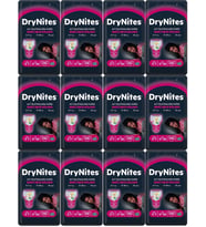 Drynites Emici Gece Külodu/Külot Bez Kız 4-7 Yaş 17-30KG Large 120Adet 12PK*10 Alt Islatmalara Karşı