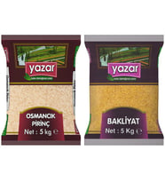 Yazar Osmancık Pirinç 5 Kg. + Pilavlık Bulgur 5 Kg.