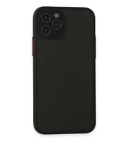 Durukar® iPhone 11 Pro Kılıf Montreal Silikon Kapak - Siyah
