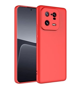 Coverzone Xiaomi 13 Pro ?le Uyumlu K?l?f Z-Mara Lansman Vieri Tam Koruma Arka Kapak Kamera Koruma �?k?nt?l? P�r�zs�z Y�zey K?rm?z?