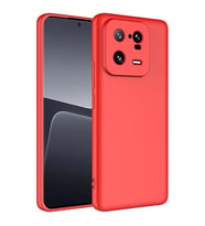 Coverzone Xiaomi 13 Pro ?le Uyumlu K?l?f Z-Mara Lansman Vieri Tam Koruma Arka Kapak Kamera Koruma �?k?nt?l? P�r�zs�z Y�zey K?rm?z?