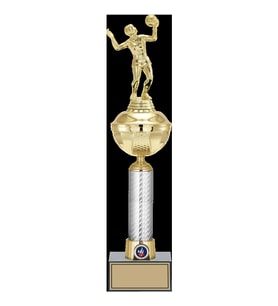 ODAK KUPA - Figürlü Kupalar - Voleybol Kadın Figürlü Kupalar FG-057 A - 46 cm