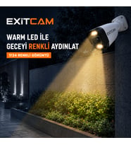 EXİTCAM 2 Kameralı Full HD Sesli AHD Güvenlik Seti – 320 GB HDD, 80 Metre Kablo, Renkli Gece Görüşü