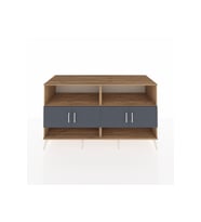 Kronos Konsol 4 Raflı 4 Kapaklı 176x59x99 Çam-Antrasit/Aytaşı