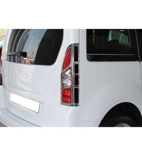 Peugeot Partner Uyumlu Tepee Krom Stop Çerçevesi 2012-2018 Arası (Karışık)