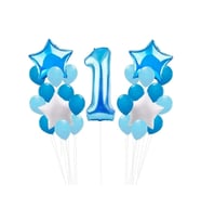 1 Yaş Balon Set Mavi