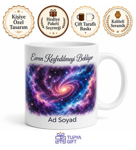 Galaksi Ve Nebula Bulutları Bilim Kurgu Uzay Sever Kupası Hediye Bardak