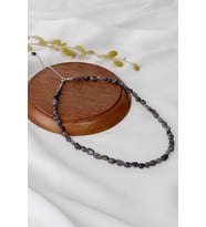 İyolit Taşı Kadın Kolyesi (Mor)