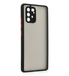 Northcity Samsung Galaxy A91 / S10 Lite Kılıf Montreal Silikon Kapak - Siyah