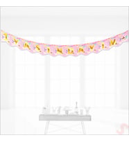 1 Yaşındayım Banner, 2 mt x 17 cm - Pembe (STD)