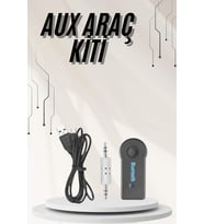 Northcity Yeni Nesil Bluetooth Aux Araç Kiti - Kablosuz Müzik ve Mikrofonlu Araç Ses Sistemi