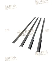 Chevrolet Aveo SD 2006 >2011 Cam Çıtası 4 Prç. P. Çelik - Sedan (Krom)