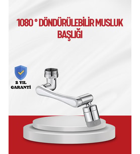1080° Çok Yönlü Musluk Aparatı Püskürtme Köpük Akışlı - Lisinya