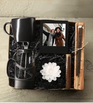 Kişiye Özel İnstagram Çerçeve & Filtre Kahve ve Bitki Çayı Demliği French Press & Kupa Bardak & Dekoratif Mum & Tüplü Filtre Kahve & Tütsü Tabağı & Tütsü Hediye Seti