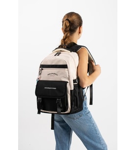 Ventis Unisex Lise Ortaokul Sırt Çantası Okul Çantası 43*30 Cm Su Geçirmez Kumaş Çok Cepli Vnt5-I