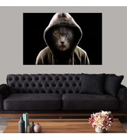 Miyrem Exclusive Serie"  Underground Cat Kanvas Tablo