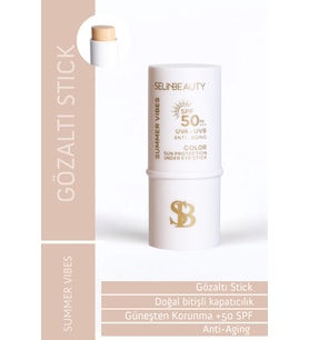 Selin Beauty Color Sun Protection SPF50+ Göz Altı Stick Güneş Koruyucu 6 GR