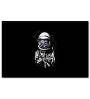 Cakatabloo Astronot ve Karanlık Uzay MDF Tablo