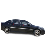BLUEOTO Opel Vectra C (2002-2008) Krom Cam Çıtası Paslanmaz Çelik 4 Parça