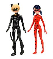 NessiWorld Miraculous Ladybug ve Cat Noir Figür 26 cm MRA67000