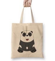 Panda Bear 03 Bez Çanta Uzun Saplı