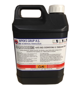 SANICHEM Konsantre Alkol Bazlı El Temizleme Sıvısı - 5 Lt