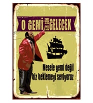 Ahşap MDF Poster (27x18cm)