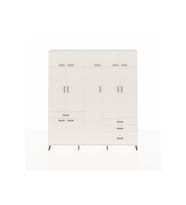 Arges Gardrop 11 Raflı 4 Çekmeceli 2 Askılı 220x30x243 Aytaşı-Aytaşı