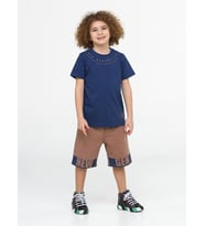 New Gen Kahve Şort + T-shirt Takım