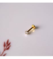 Kalp Model Tektaşlı Cerrahi Çelik  Tragus Piercing Helix Kıkırdak Conch Anti Helix (Çok Renkli)